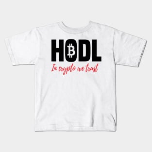 BTC HODL Kids T-Shirt